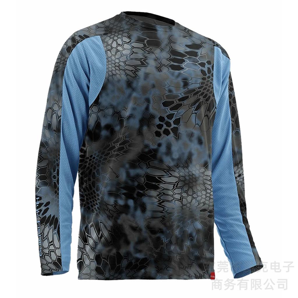 HUK fishing suit summer men's sunscreen outdoor sports fishing shirt quick-drying long-sleeved T-shirt lightweight breathable top
