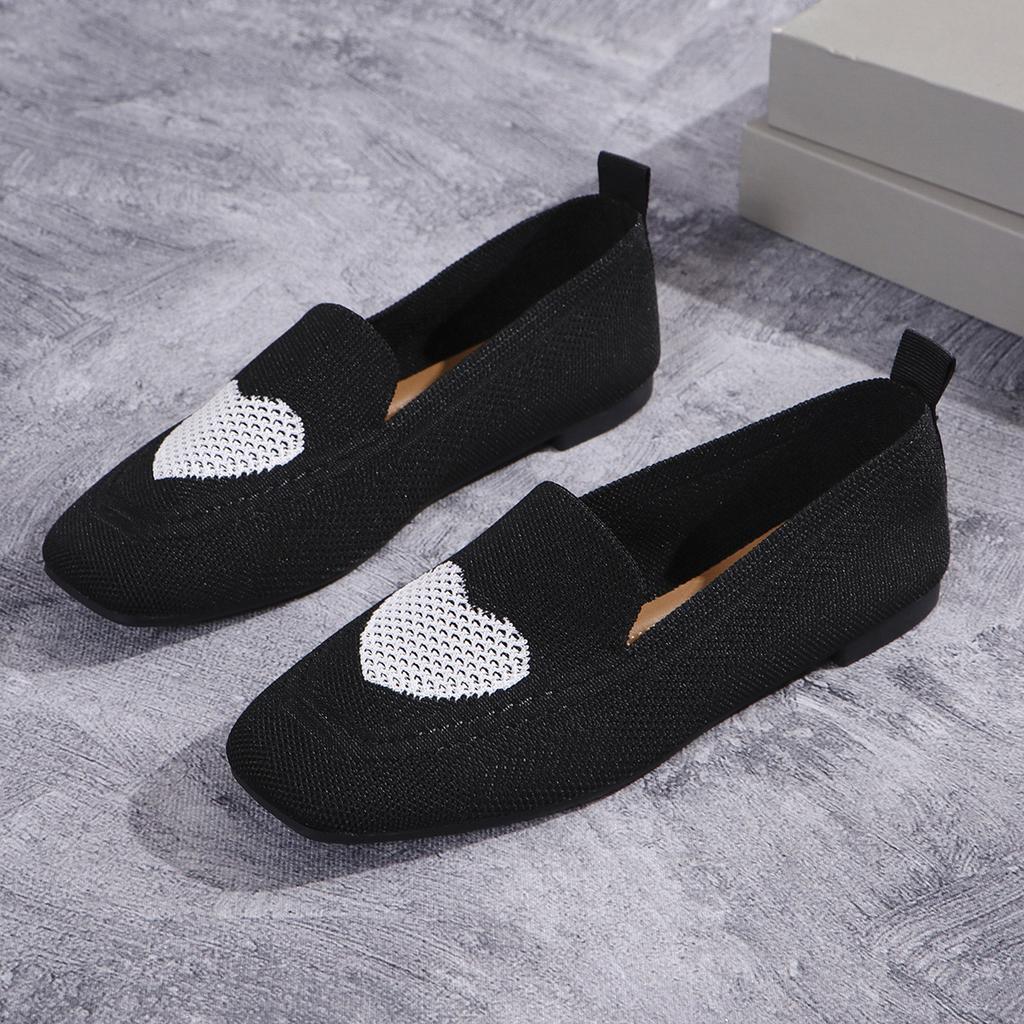 Fashion 2025 Women's Summer New Large Flat Comfortable Mesh Casual Shoes Fashion High Quality Le Fu Shoes Zapatos De Mujer