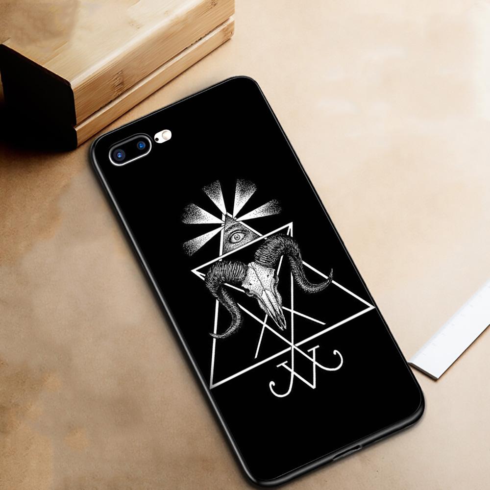 T53 Devil Satan Case for iPhone 13 12 Mini 11 Pro XS Max XR X 8 7 6 6S Plus 5 5S SE 2020