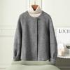 Double-sided Wool Coat Women's Short Spring New Temperament Loose Woolen Coat Women's Small