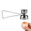 304 Stainless Steel Egg Eggshell Opener Eggshell Cutter Double Head Egg Topper Shell Opener Boiled Egg Creative Kitchen Tool