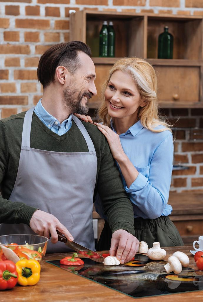 SZKLANA DESKA DO KROJENIA 52x30 SOWA