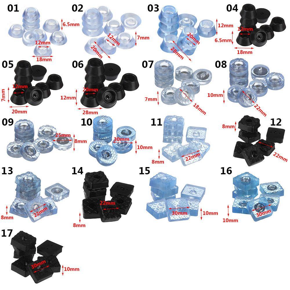 Non-noise Non-Slip Covers Table Chair Feet Cap Furniture Feet Floor Protector Rubber Furniture Leg