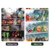 20 шт., пластиковые упаковочные пакеты, пакет для хранения продуктов, многоразовый пакет для заморозки сэндвичей, кухонный холодильник, сохранение продуктов питания