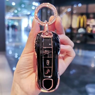 Чехол-брелок из ТПУ для автомобильного ключа Porsche Cayenne 958 911 Lepin 996 Macan Boxster Panamera 997 944 924 Panamera 718 971 9YA Брелок