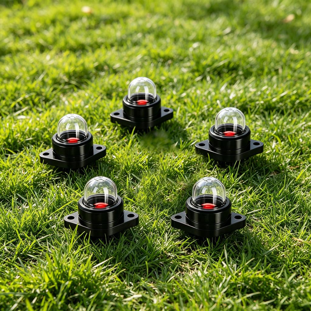 5-packs Fuel Primer Pump for McCulloch Partner 335/435/440 Chainsaws Weedeater Primer Bulb for Lawn Mower and Small Engine Tools