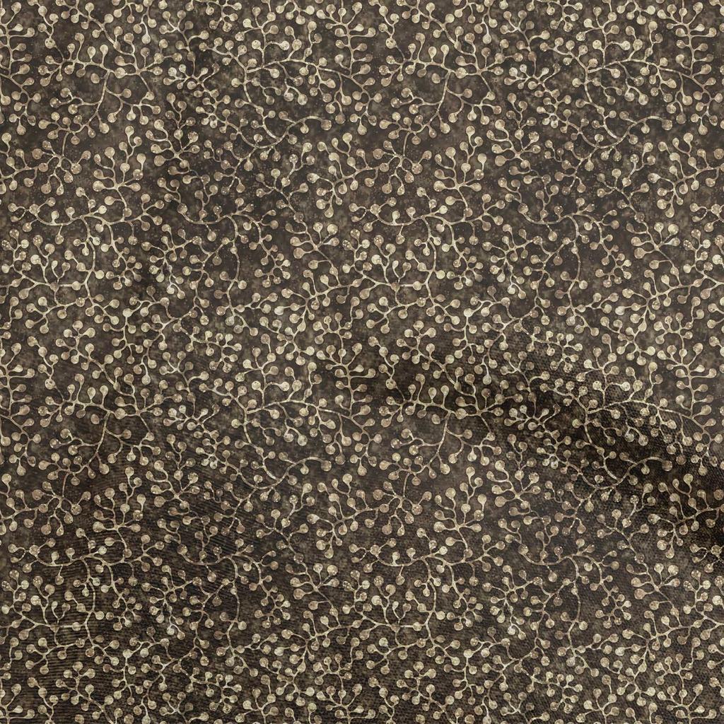 oneOone Cotton Flex Dark Green Fabric Asian Batik Floral Craft Projects Decor Fabric Printed By The Yard 40 Inch