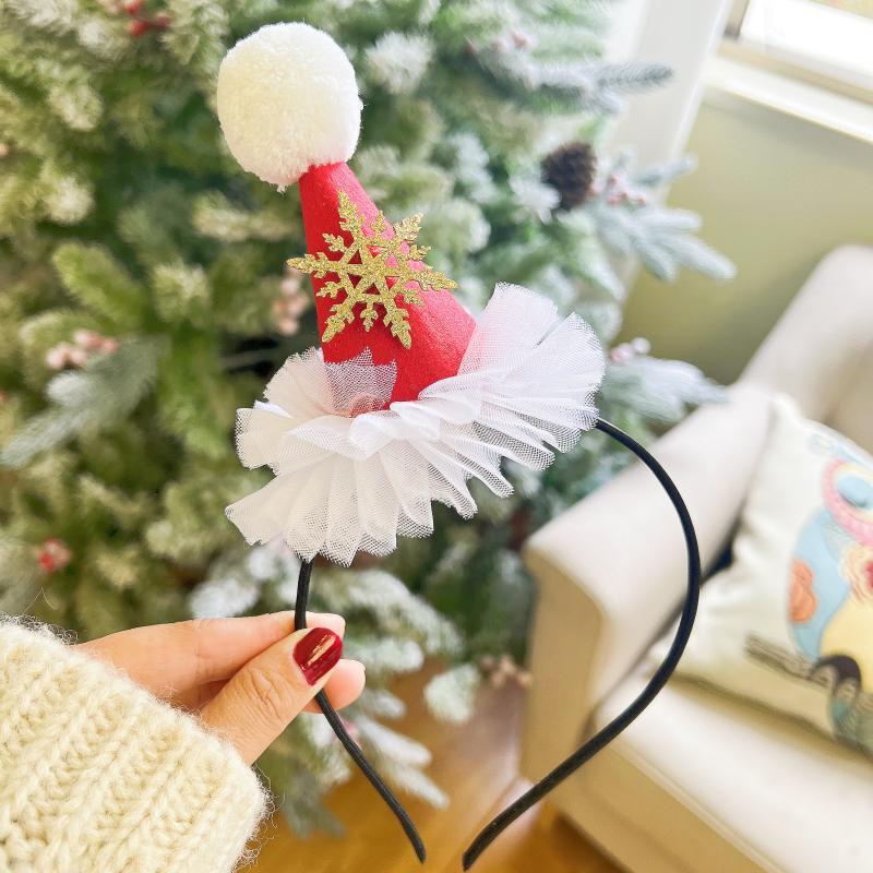 Милый Рождественский Ободок с Рогами и Бантом - Праздничный Сказочный Аксессуар для Волос