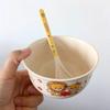 Детская бамбуковая миска Yao с мультяшным рисунком - Миска для супа и лапши для малышей