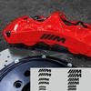 BBJE7 Sticker Brake Caliper Sticker Label BMW MLogo Personalized Modification Decorative Sticker For M Performance BMW F20 F40 F22 F30
