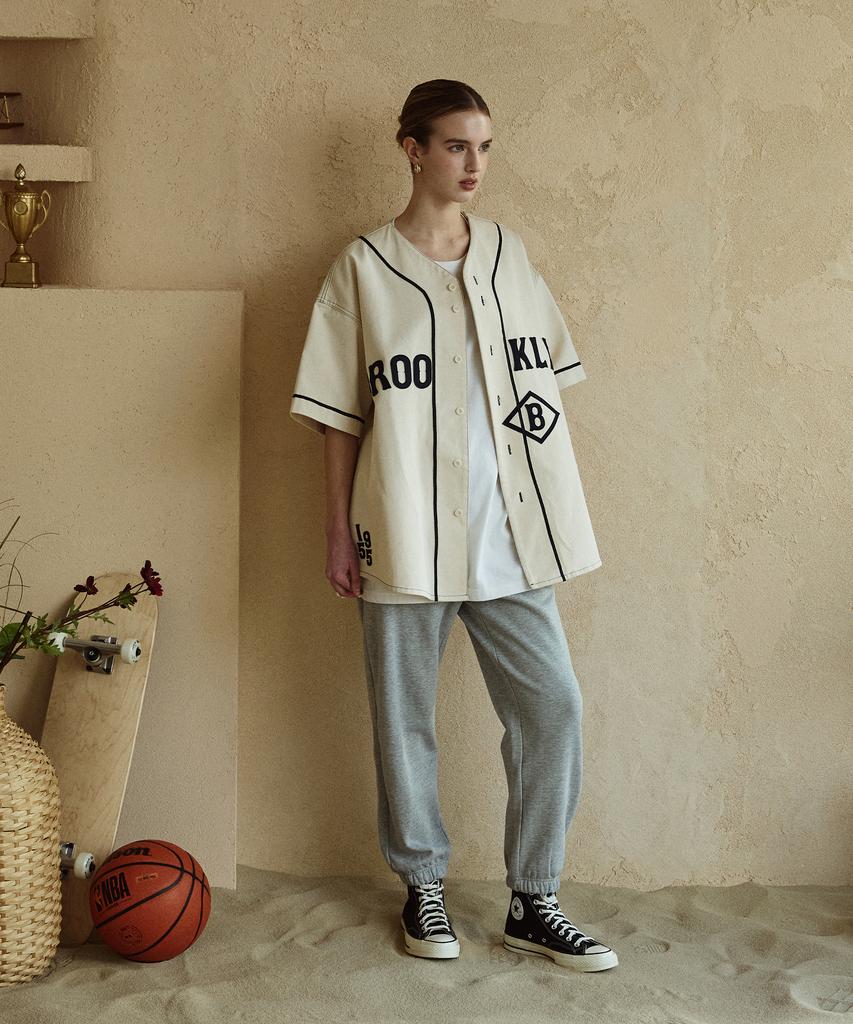 Zerolounge [Premium Japanese Material] Baseball Shirt Jacket Ivory