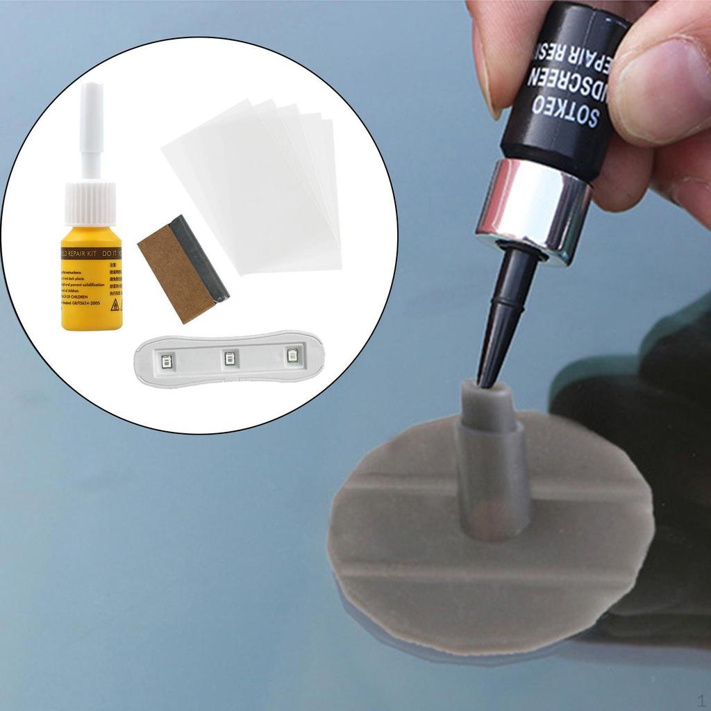 Car Windshield Crack Repair Kit Vehicle Glass DIY Windscreen Tool Automotive Fluid Glue