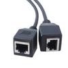 Разветвитель Ethernet RJ45 1штекер на 2 гнезда, адаптер-кабель разветвителя Ethernet для локальной сети, удлинительный кабель Ethernet 35 см/13,78 дюйма