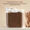 Dog Food Storage Container Airtight Pet Food Storage Containers 2L Organizer Canister with Lid for Sugar Rice Cereal Nut Pasta