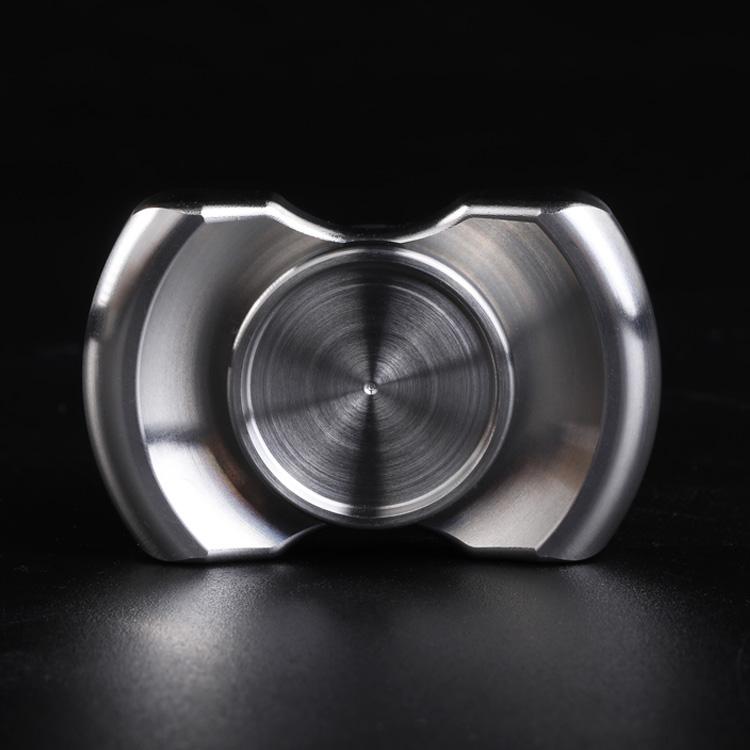 Mini Double Leaf Hand Spinner Stainless Steel Metal EDC Fidget Spinner Finger Stress Tri-Spinner Autism ADHD Anxiety Stress Toy
