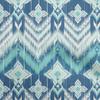 Cotton Flex Dusty Teal Green Fabric Asian Ikat Craft Projects Decor Fabric Printed By The Yard 40 Inch