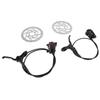 1Pair Mountain Bike Hydraulic Disc Brake Set Aluminum Alloy 2 Piston Hydraulic Disc Brake