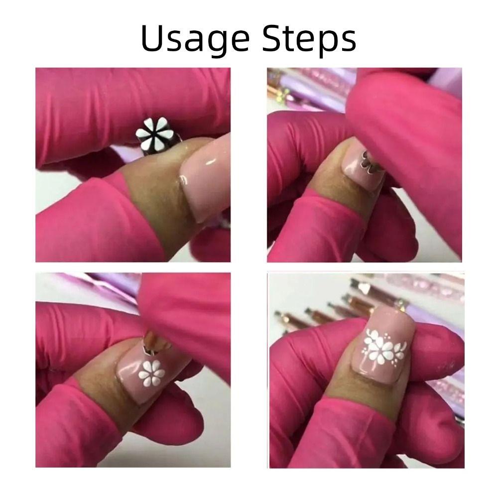 6/10/15 шт. Пластина для стемпинга, Ручка для нейл-граффити, Набор штампов для нейл-арта, Инструмент для рисования на ногтях