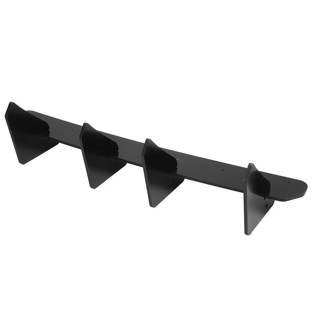 Задний бампер, диффузор, спойлер, глянцевый черный, спортивный вид, комплект для заднего бампера, губа, обвес для MK6 Standard 