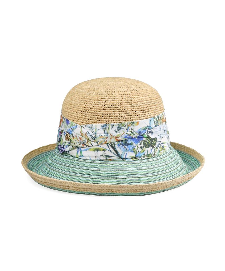 Kaliseumontapone Sylvia Raffia Cloche Hat Straw Hat