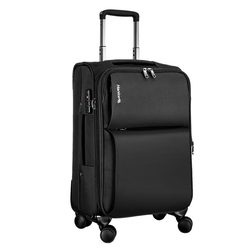 Расширяемый мягкий дорожный чемодан Hank