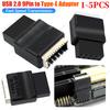Материнская плата USB 2.0 9-контактный на Type-E разъем передней панели Адаптер разъема интерфейса TYPE-E для материнской платы настольного ПК