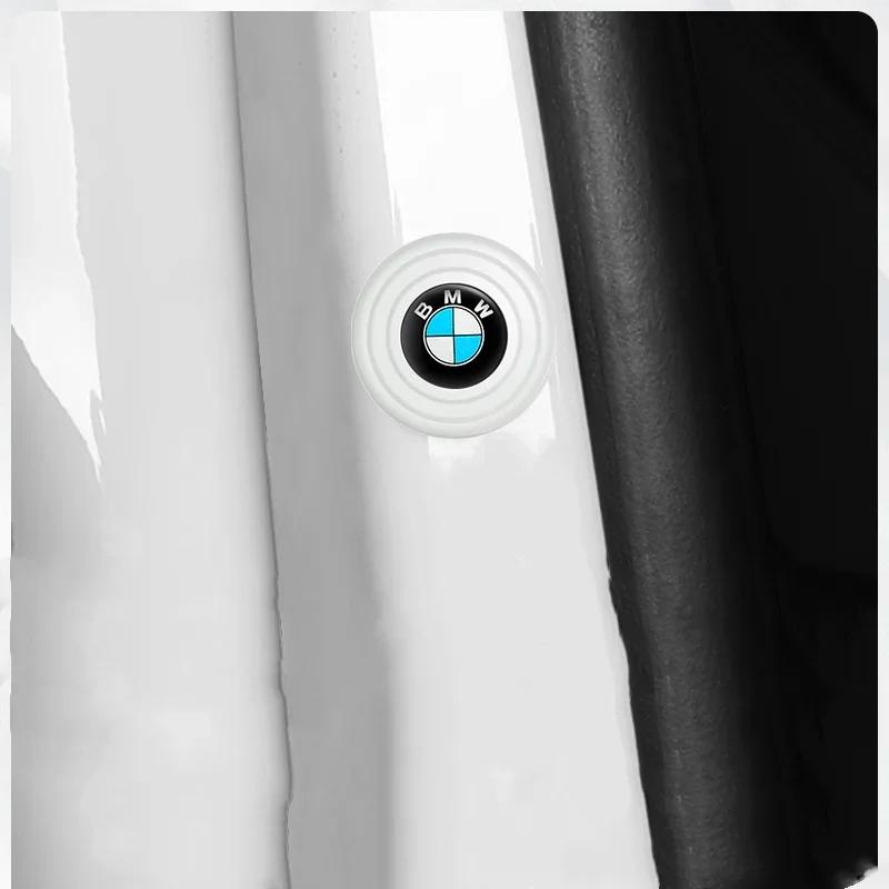 BMW Силиконовые амортизирующие накладки на двери автомобиля для бесшумного закрытия, защита от ударов, амортизация