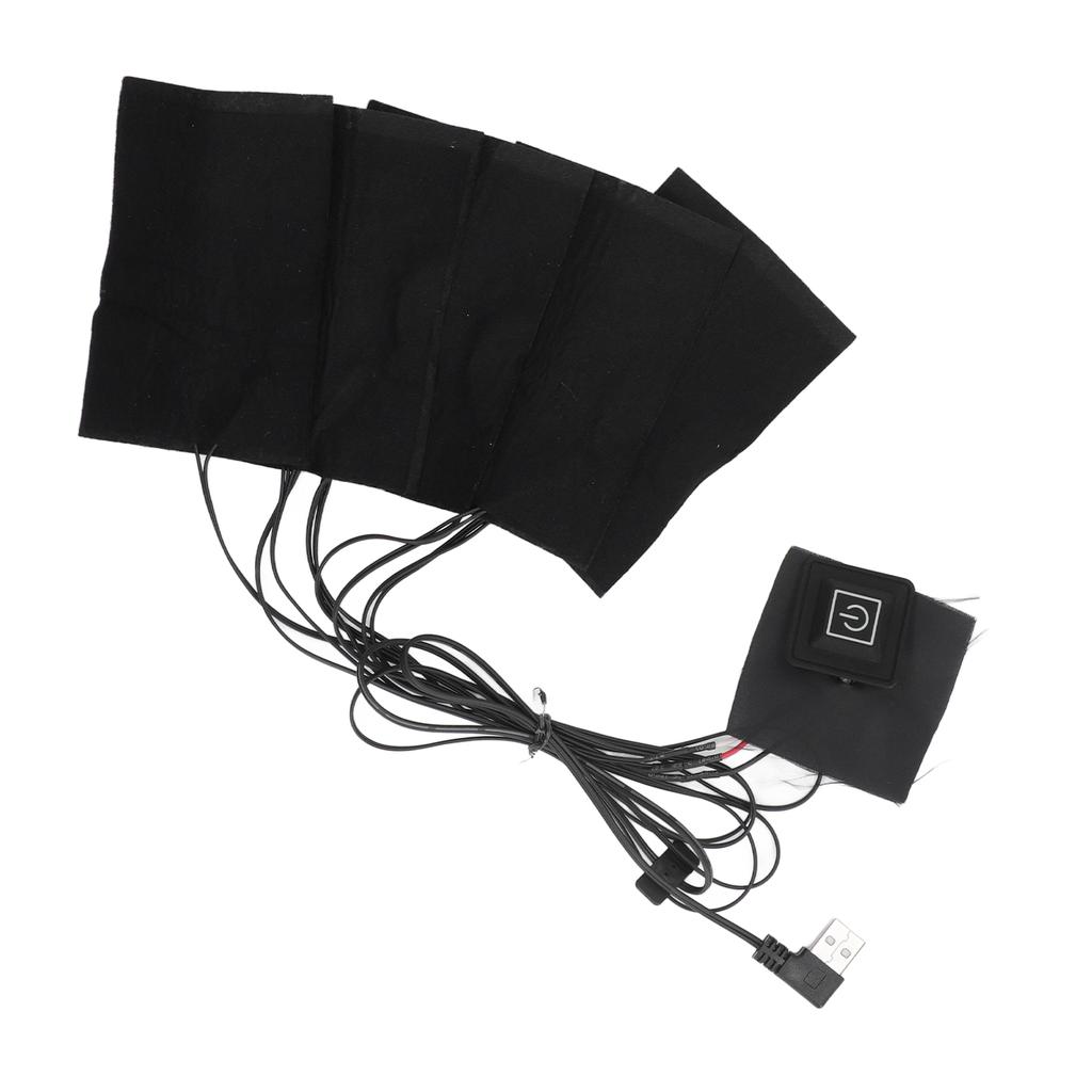 Electric Cloth Heater Pad 3 Gears Adjustable Temperature USB Heating Pad for Men Women