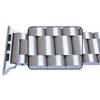 Bracelet montre - MY-MONTRE - Compat. 42/44/45/49mm - Acier inoxydable 304L - Fermeture à ressort - Argenté
