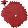 10 Sheets Creative Grad Cap Decorations DIY Glitter Foam Paper  University