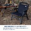 Hilander Wood Frame Chair EX Folding Chair Wood Chair Outdoor Camping BBQ Chairing Black/Black