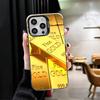 Мягкий чехол для телефона с принтом из тонкого золотого узора для iPhone 15 16 17 Pro Max 17Air 16E 14 Plus 13 12 Mini, противоударная задняя крышка