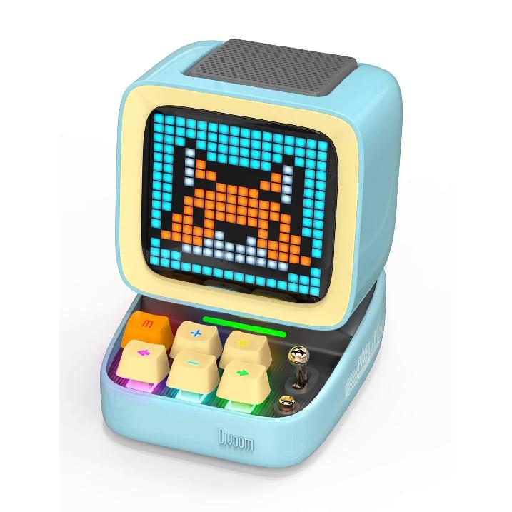 Беспроводная Bluetooth-колонка Pixel Art с выходной мощностью 15 Вт для игровой комнаты со светодиодным передним экраном 16X16, управляемым через приложение