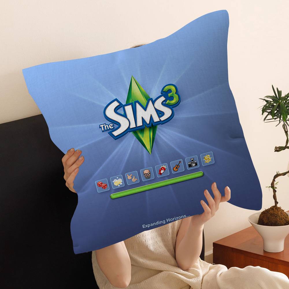Game Funny Art The S-Sims 4 Pillowcase Toon Gift Cushion Cover Bedroom Home Sofa Chair Seat Decor Pillow Case