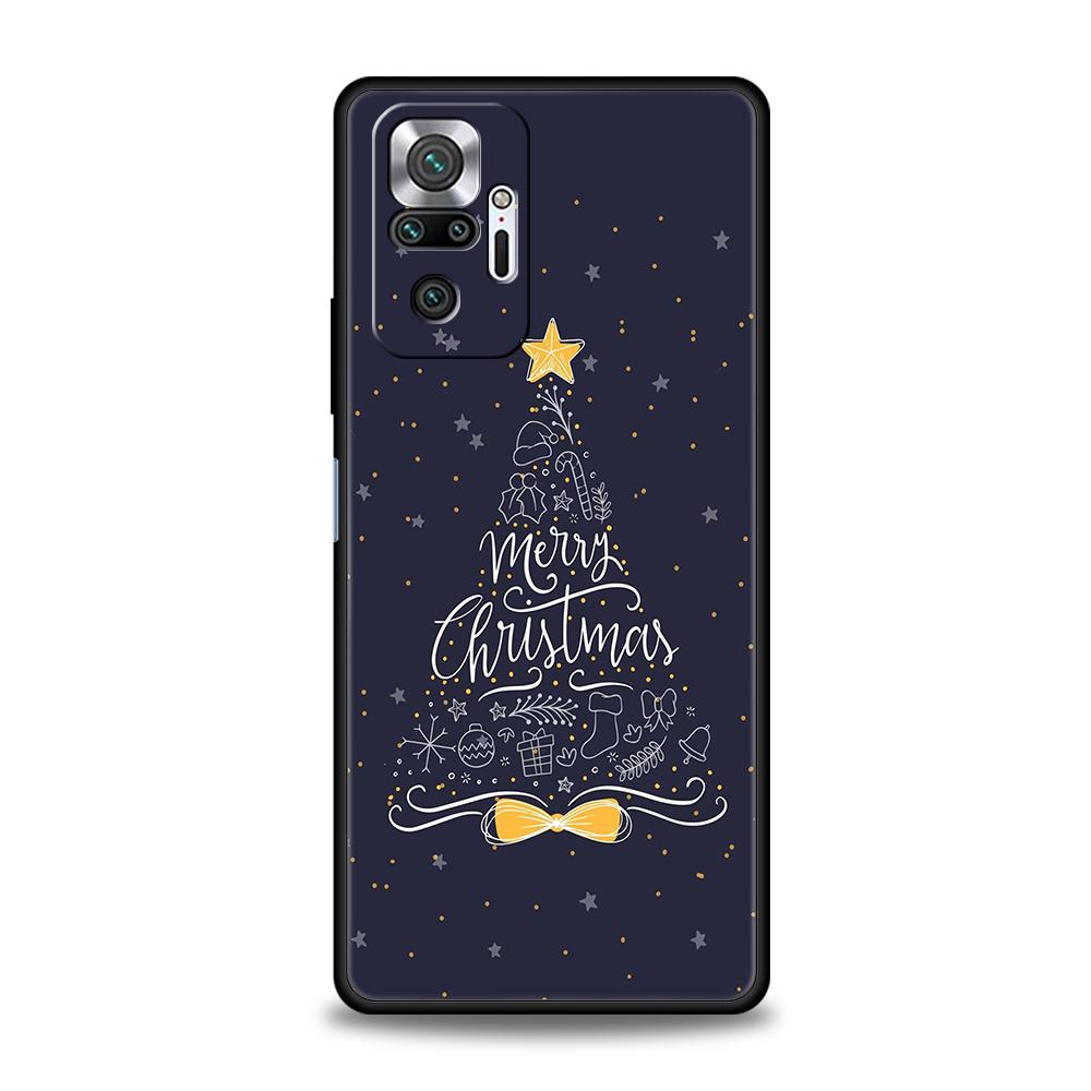 Чехол для телефона «Рождественская елка» для Xiaomi Redmi Note 14 13 12 10 11 Pro Plus 14C 13C 12C 10C 9C 5G Мягкий ТПУ Чехол