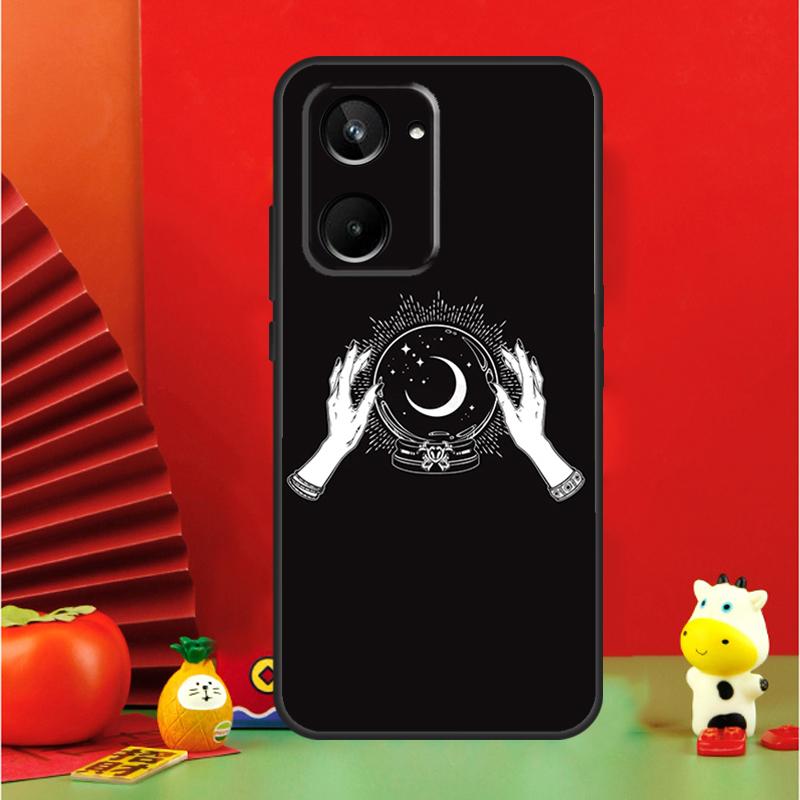 Fortune Telling Moon Stars Hands Art For Realme 15 Pro GT7 GT6 10 11 12 13 14 Pro Plus C67 C63 C61 C55 C51 C53 C35 C75 C65 Case
