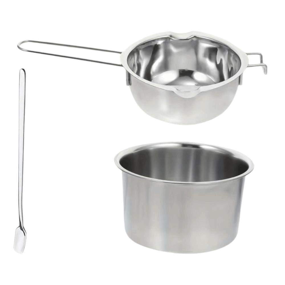304 Stainless Steel Double Boiler Water Bath Pot Chocolate Melting Pot Set Gift Making