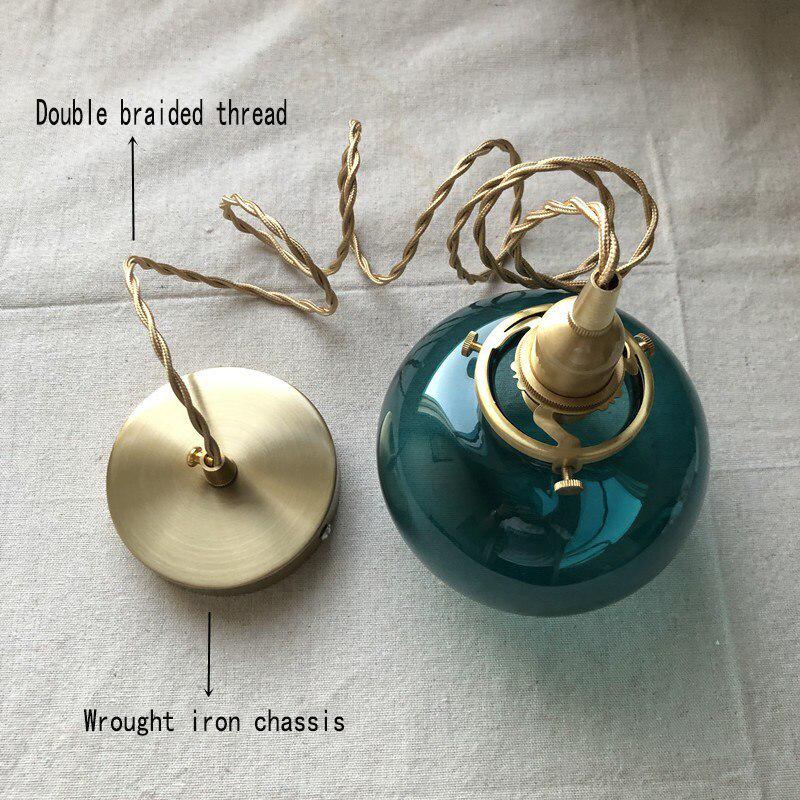 Modern Minimalist Glass Ball Small Chandelier Living Room Kitchen Bedroom Bar Counter Interior Lighting Lamps Exterior Wall Decorative Lights