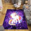 Cartoon Carpet Child Unicorn Home Carpets for Children's Room Soft Play Crawl Hairy Floor Mat Decor Living Room Bedroom Carpet