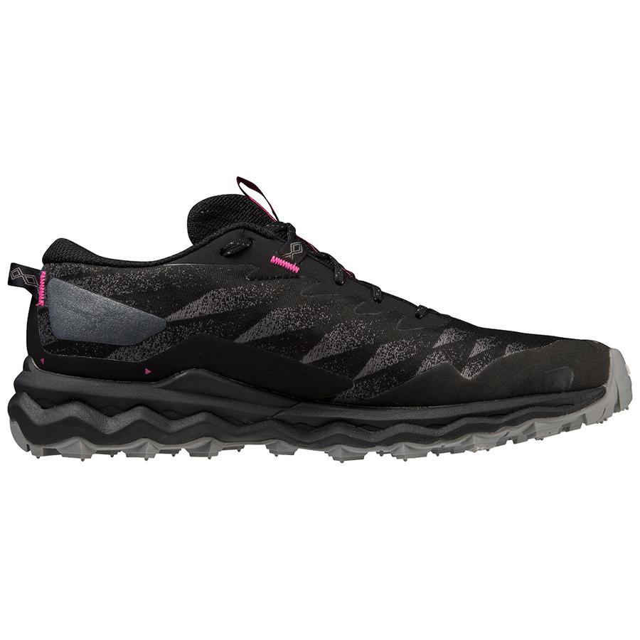 Sports Shoes Mizuno Black/Fuchsia Fedora Wave Daichi 7 GTX