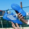 Children and Adolescents Large Size Shock-absorbing Non-slip Wear-resistant Velcro Short Nail Outdoor Football Shoes Training Shoes
