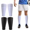 1 пара компрессионных рукавов для ног и голени с карманами для защиты голени, рукавами для поддержки икр, обезболивающими носками без ног для фитнеса