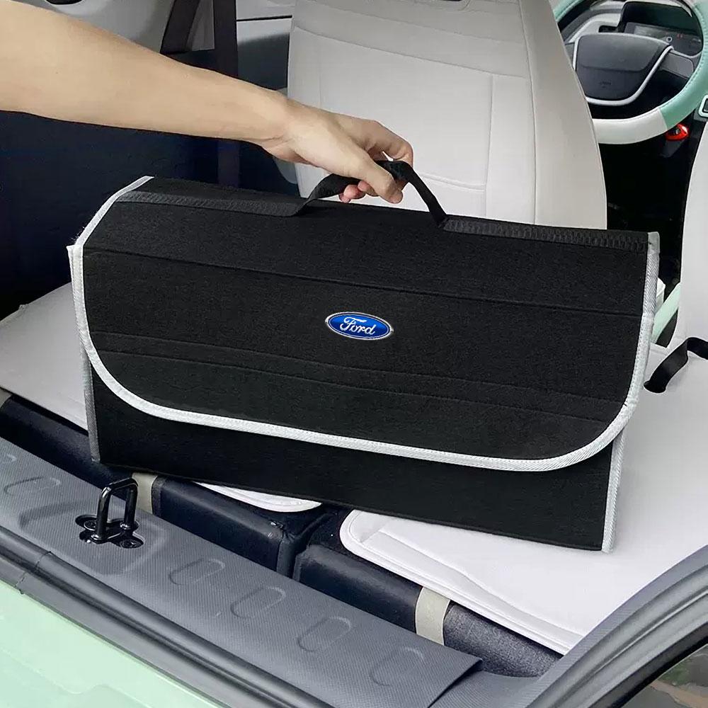 Car Trunk Storage Box Organizer Foldable Stowing Tidying Container Bag For Ford Expedition U222 U324 U324N U553