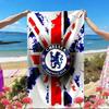 Football club.C Print Beach Towel, Versatile Lightweight Absorbent Beach Towel for Pool Surf Yoga Bathroom, Perfect Birthday Holiday Gift
