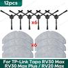 Совместимо для TP-Link Tapo RV30 Max Plus/ RV30 Max/ RV20 Max Plus / RV20 Max Аксессуары Hepa Фильтр Швабра Боковая Щетка Запчасти