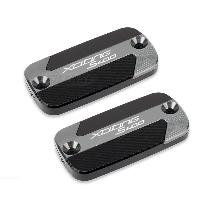 Для мотоциклов KYMCO XCITING 250 300 350 400 S400 500 CNC Крышка бачка тормозной жидкости переднего тормоза Колпачок масляного бачка