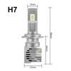 2Pcs ZES Led H1 H4 H7 LED H8 H11 H16 9005 HB3 9006 HB4 Car Headlight 50W 12000Lm H3 9004 9007 H13 High Low Beam Bulbs Automobile Lights Turbo Headlamp