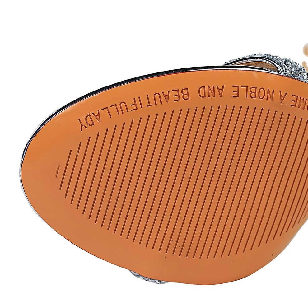 Bigtree Женские летние модные пикантные туфли на высоком каблуке для ночного клуба на очень высоком каблуке 10 см, блестящие блестки и сандалии