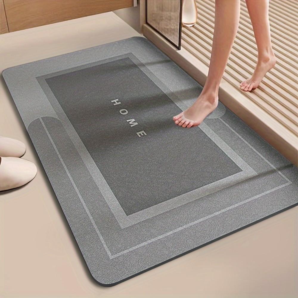 Modern Minimalist Bedroom Living Room Floor Rug Mat Bathroom Toilet Absorbent Quick Dry Non Slip Easy Clean Home Decor