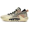 Баскетбольные кроссовки Li Ning Badfive 2 Low, износостойкие, дышащие, низкие, мужские, бежево-желтые, ABFS003-20
